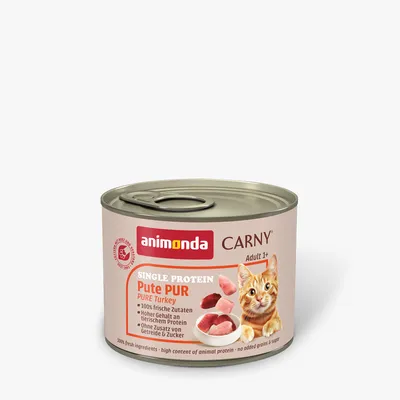 animonda Carny Single Protein Adult 6 x 200g - Pure Turkey