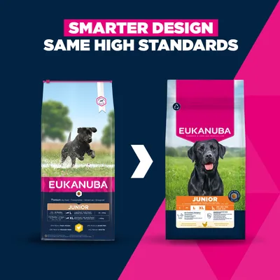 Eukanuba Premium Nutrition Junior Large & Giant Breed Chicken - dog dry food - Economy Pack: 2 x 15kg