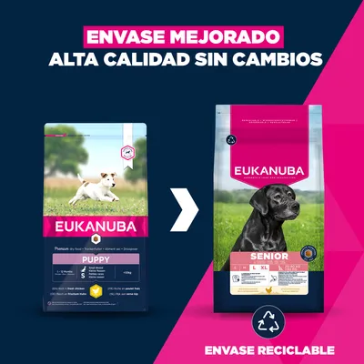 Eukanuba Premium Nutrition Senior Large & Giant Breed pollo - Pack % - 2 x 3 kg