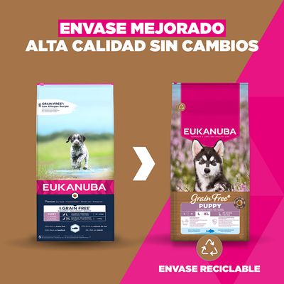 Eukanuba Grain Free Puppy Large & Giant Breed pescado de mar