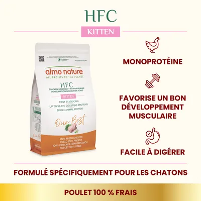 Almo Nature HFC Kitten poulet - 1,2 kg
