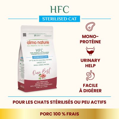 Almo Nature HFC Adulte Sterilised Porc