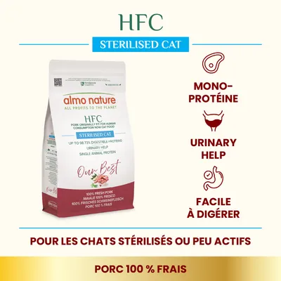 Almo Nature HFC Adulte Sterilised Porc - 1,2 kg