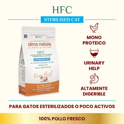 Almo Nature HFC Adult Sterilized pollo - 1,2 kg