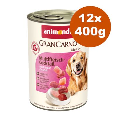 Lot économique animonda GranCarno Original 12 x 400 g