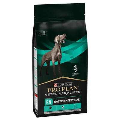 PURINA PRO PLAN Veterinary Diets EN Gastrointestinal, χαμηλά λιπαρά, μέσης αλυσίδας λιπαρά οξέα, χαμηλή περιεκτικότητα σε ακατέργαστες ίνες. Για κουτάβια και ενήλικους σκύλους. PURINA PRO PLAN Veterinary Diets EN Gastrointestinal, χαμηλά λιπαρά, μέσης αλυσίδας λιπαρά οξέα, χαμηλή περιεκτικότητα σε ακατέργαστες ίνες. Για κουτάβια και ενήλικους σκύλους.