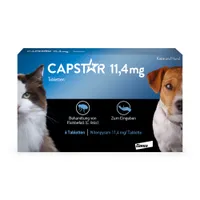 CAPSTAR 11,4 mg für Katzen und kleine Hunde - 6 Stück