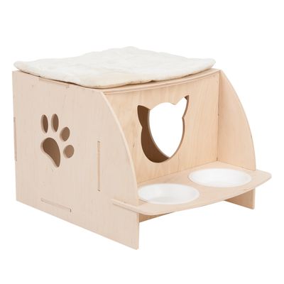 Casetta per gatti Natural Paradise Daisy L 57 x P 42,8 x H 36 cm