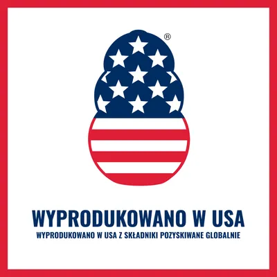 Wyprodukowano w USA z składników pochodzących z całego świata. Wyprodukowano w USA z składników pochodzących z całego świata.