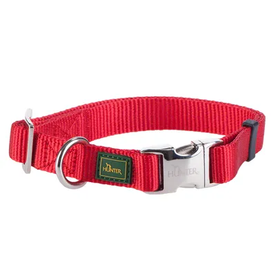 HUNTER Halsbånd Vario Basic Alu-Strong, rød