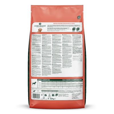 Arden Grange Daily Puppy with Fresh Chicken & Rice - 12kg
