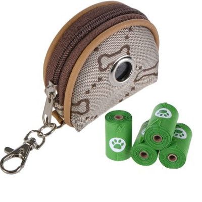 Sparepakke: Hundeposeholder Superbone + nedbrytbare hundeposer! Hundeposeholder inkl. rull + 4 x 20 hundeposer