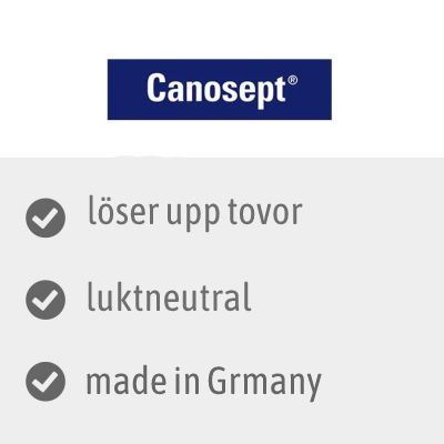 Canosept. löser upp tovor, luktneutral, made in Grmany