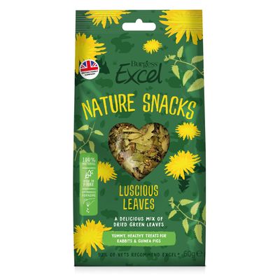 Burgess Excel Nature Snacks Luscious Leaves 60g