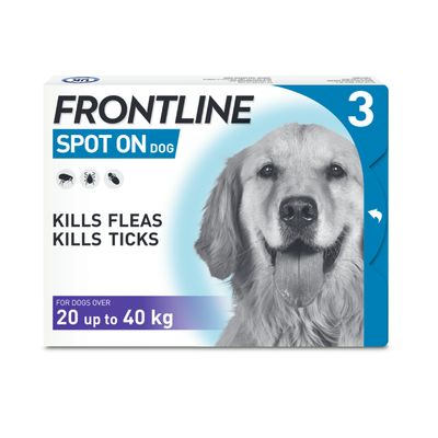FRONTLINE® Spot On for Dogs - L (20-40kg) 3 pipettes x 2.68ml