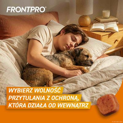 FRONTPRO® tabletki na pchły i kleszcze, dla psów od 4 do 10 kg