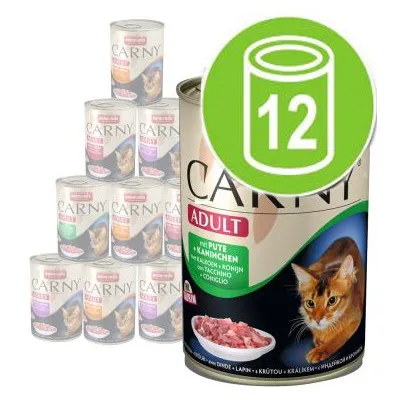 Økonomipakke: animonda Carny Adult 12 x 400 g Økonomipakke: animonda Carny Adult 12 x 400 g