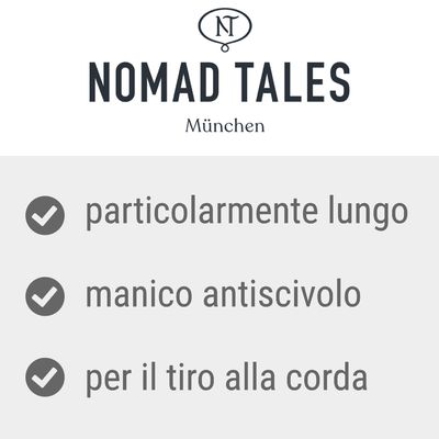 Nomad Tales München: particolarmente lungo, manico antiscivolo, per il tiro alla corda