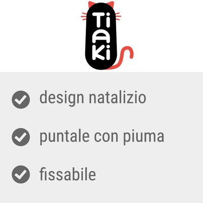 TIAKI Gioco per gatti Albero di Natale  - 1 pz