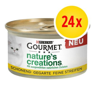 Gourmet Nature's Creations  Mini bouchées 24 x 85 g lot mixte : 3 saveurs (36 x 85 g)