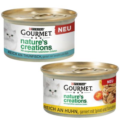 Purina Gourmet Nature's Creations 48 x 85 g - Megapack