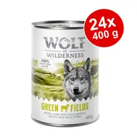 Lot Wolf of Wilderness 24 x 400 g pour chien - lot mixte : The Taste Of