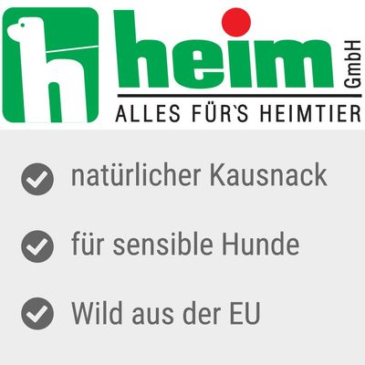 Mehrere getrocknete Fleischstücke mit Knochenanteil, braun und unregelmässig geformt.