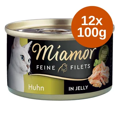 Miamor Feine Filets aszpikban 12 x 100 g - Csirke aszpikban