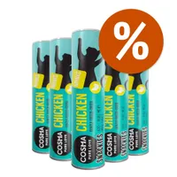 Multipack risparmio! 5 x Cosma Snackies Minis Snack per gatti - Mix: 2x Pollo, 2x Tonno, 1x Salmone