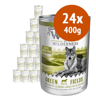 Wolf of Wilderness Senior 24 x 400 g Mix: Agnello, Anatra