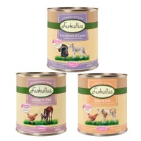Sparpaket Lukullus Naturkost 24 x 800 g - Junior-Mix (Huhn, Geflügel, Putenherzen)