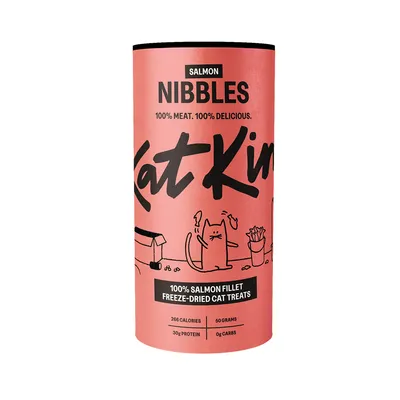 KatKin Nibbles Cat Treats 50g - Salmon