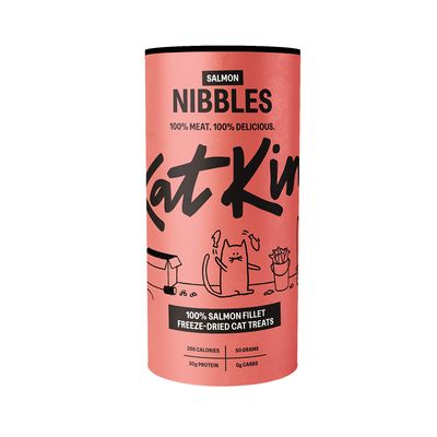 KatKin Salmon Nibbles Cat Treats 50g Salmon