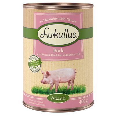 Lukullus Adult Pork - Grain-Free 6 x 400g