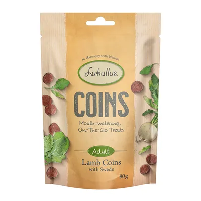 Lukullus Coins Agnello Adult Snack per cane - 80 g