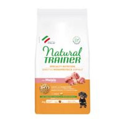 Natural Trainer Sensitive No Gluten Adult Small Enkelvoudig Eiwit met Varkensvlees