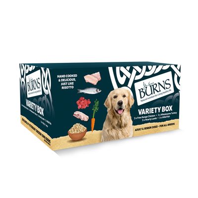 Burns Variety Box Wet Dog Food 12 x 150g Saver Pack: 24 x 150g