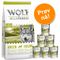 Wolf of Wilderness 12 kg tørrfòr + 6 x 400 g våtfòr Adult Green Fields - Lam