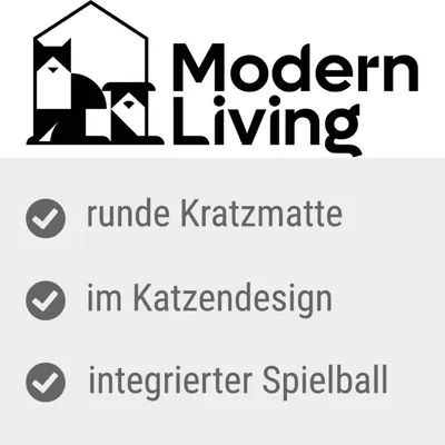 Modern Living Kratz- & Spielmatte Sarawak - ca. Ø 50 cm