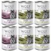 Wolf of Wilderness Senior Mixpakket Hondenvoer 6 x 400 g: Lam & Kip, Eend & Kalf