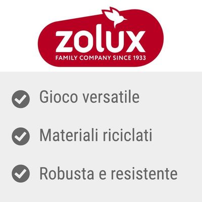 zolux FAMILY COMPANY SINCE 1933. Gioco versatile, materiali riciclati, robusta e resistente.