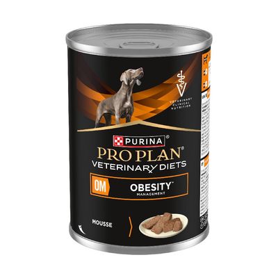 Purina Pro Plan Veterinary Diets Canine OM Obesity Mousse 12 x 400g