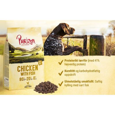 Purizon Kylling med fisk Adult - Kornfri