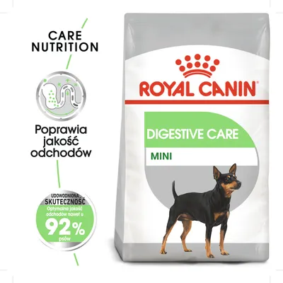 ROYAL CANIN DIGESTIVE CARE MINI, Poprawia jakość odchodów, Udowodniona skuteczność: optymalna jakość odchodów nawet u 92% psów