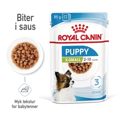 Royal Canin X-Small Puppy i saus Royal Canin X-Small Puppy i saus