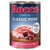 Rocco Classic Pork 12 x 400 g - Pack Ahorro Cerdo con pollo y pavo
