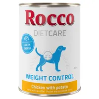 Rocco Diet Care Weight Control poulet, pommes de terre pour chien - 24 x 400 g