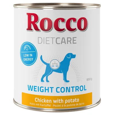 Rocco Diet Care Weight Control poulet, pomme de terre 800 g pour chien - 24 x 800 g