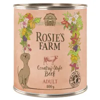 Sparpaket Rosie's Farm Adult 24 x 800 g  - Rind 