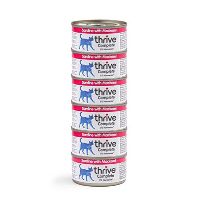 Thrive Complete 6 x 75 g - Sardinky s makrelou